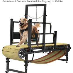 Dog Treadmill for Large Dogs, Medium Dogs with Brake. Dog Slatmill for Healthy & Fit Dog Life, Dog Treadmill for Indoor & Outdoor. Treadmill for Dogs 