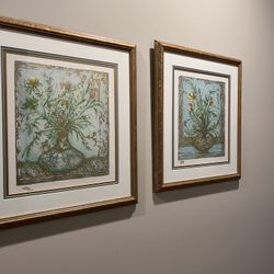 Edna Hibel Ebbtides Garden Suite Lithographs