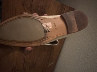 Aldo crème Loafers Size 10