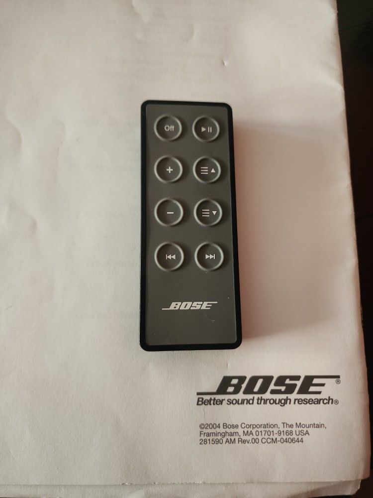 Bose Sound Dock 2 Remote