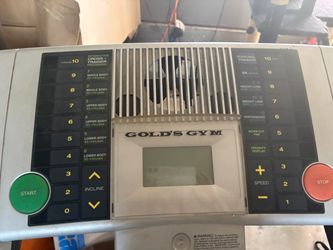 Gold's Gym Treadmill Console Panel