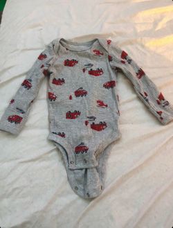 Carter's Baby Boy 3M Fire Truck Onesie