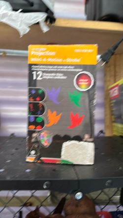 Halloween projection or a motion plus strobe