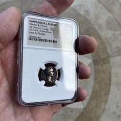 One of the rarest Roman coins is the price for both of these coins.