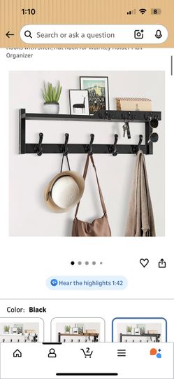 Coat rack and key holder