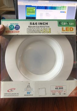 Eco-Star - 5 & 6 inch retrofit can kit and trim
