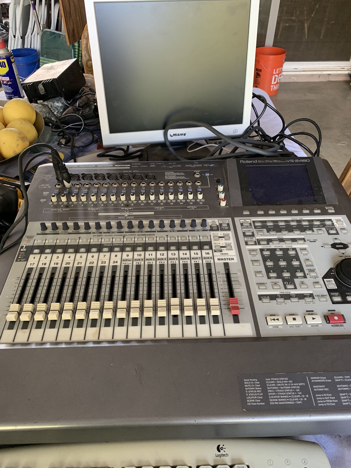 Roland VS-2480 Digital Recorder w/ VS8F-2 Expansion Board for Sale