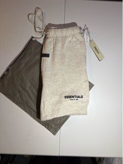 White Essential Shorts Light Oatmeal