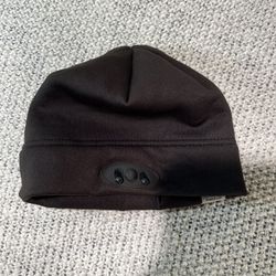Black PowerCap Beanie with Headlight