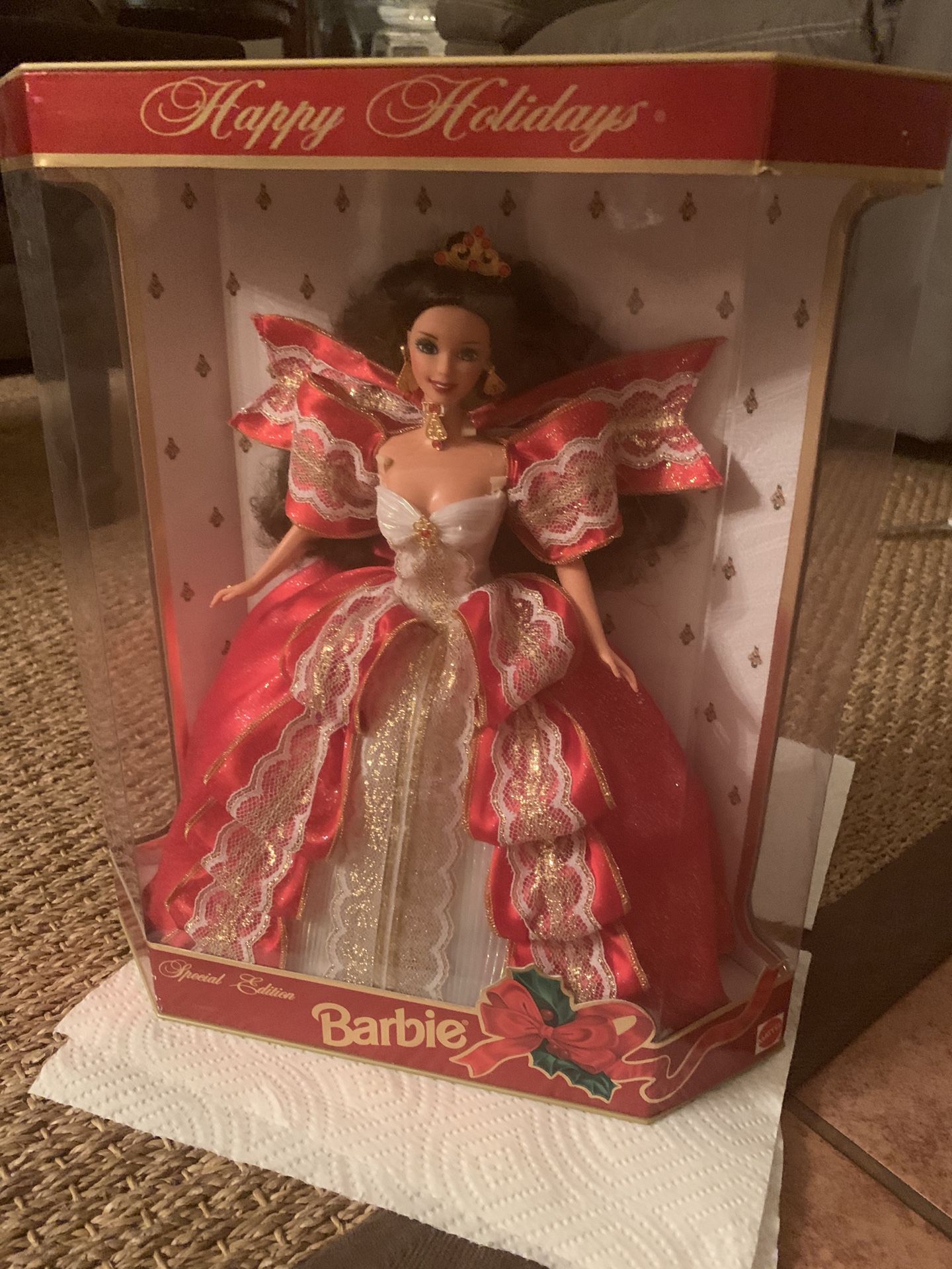 HAPPY HOLIDAYS RARE 1997 SPECIAL EDITION BARBIE DOLL