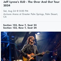 ELO CONCERT TICKETS 