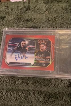 Rhea Ripley WWE Select Ringside Action Auto Card
