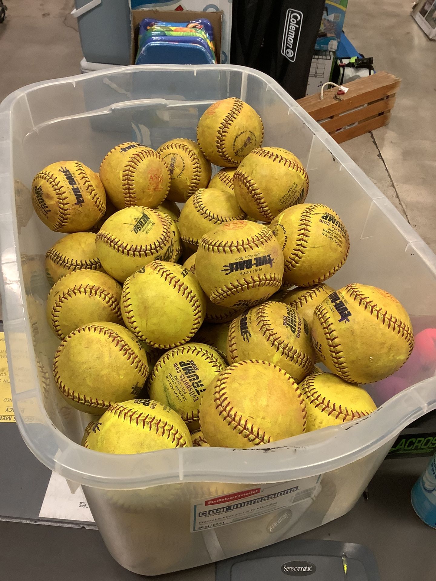 Used 12” Fastpitch Softballs $2.50 Each 
