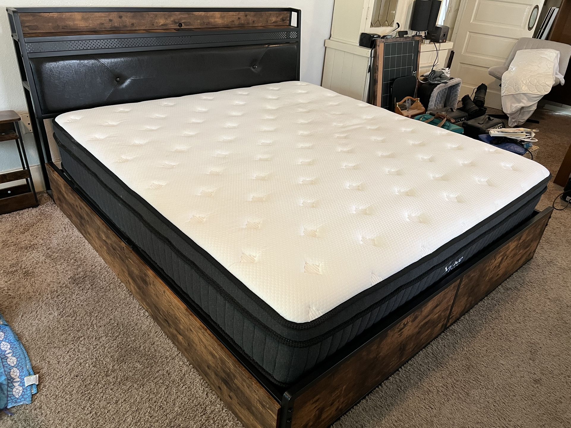 King Mattress, Bed Frame & Headboard 