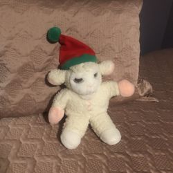 Vintage 1991 “Lambchop” Hand Puppet With Santa Hat