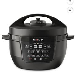 Instant Pot 7.5 Qt RIO Wide Base 7-in-1 Multi-Cooker, Pressure Cooker, Slow Cook & more, Black