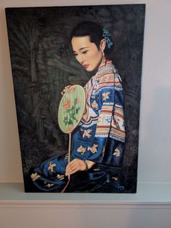 Lady with Fan