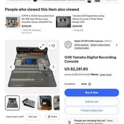 Yamaha 02R DIGITAL R E CORDING CONSOLE
