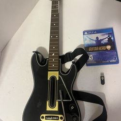 Guitar Hero Live PS4 Guitar, Game & Dongle