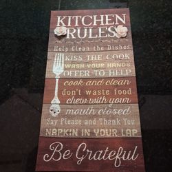 Kitchen Sign
