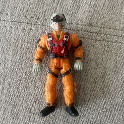 Chap Mei HK Designs Action Figure Army Military Soldier Orange Suit Vintage