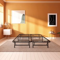 New Foldable Metal Platform Bed Frame