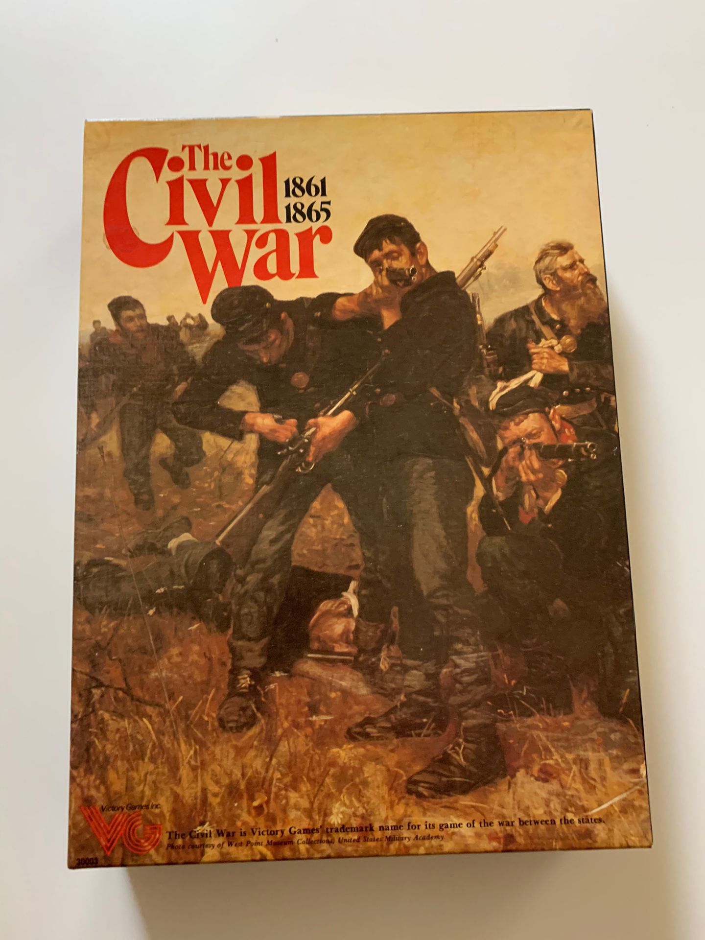 The CIVIL WAR BOARD GAME No 30003 by Victory Games Issued in 1983