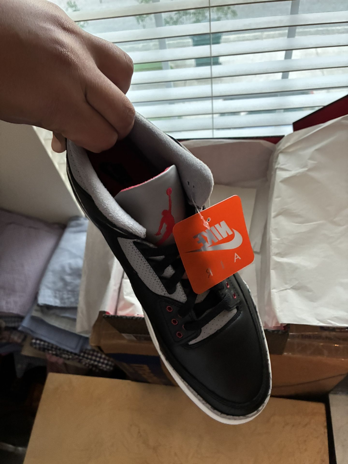 Air Jordan Retro 3 Black Cement Nike Air Brand New DS Sz 13 Men’s