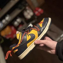 Off-White Nike Dunk “University Gold” sz 11.5