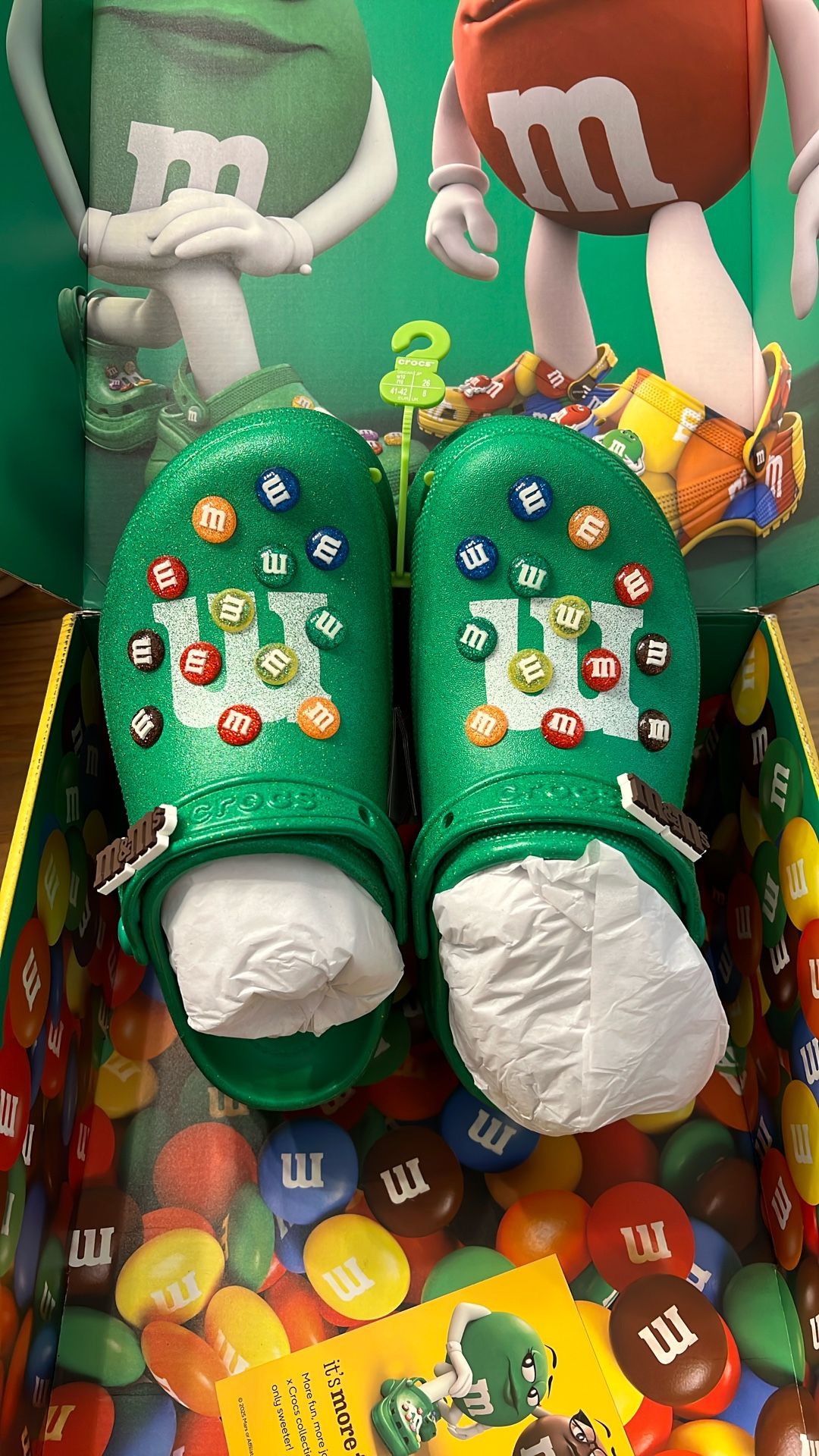 M&M'S Crocs Bae Clog Women’s Size 10