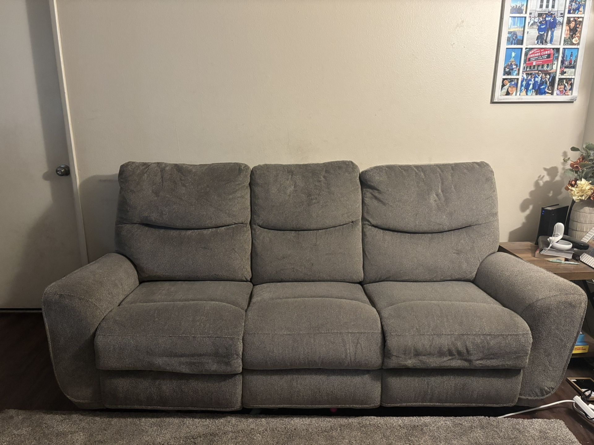Recliner Grey Sofa