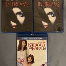 X3 Blue-Ray DVDs Ramona and Beezus X2) In dreams