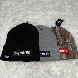 Supreme New Era Box Logo Beanie