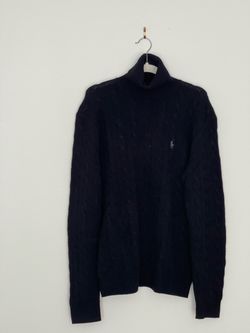 Men's Polo Ralph Lauren Cable-Knit Sweater — Black