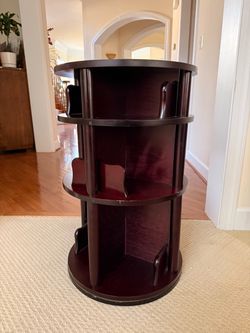 Curio / bookcase / CD case — solid cherry wood