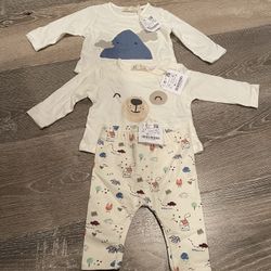 New Baby Zara Mini Clothes 1-3 Months Unisex