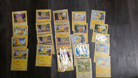 Pokémon cards Pikachu cards