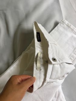 Ella Moss High Waist Straight White Jeans Size 6/28