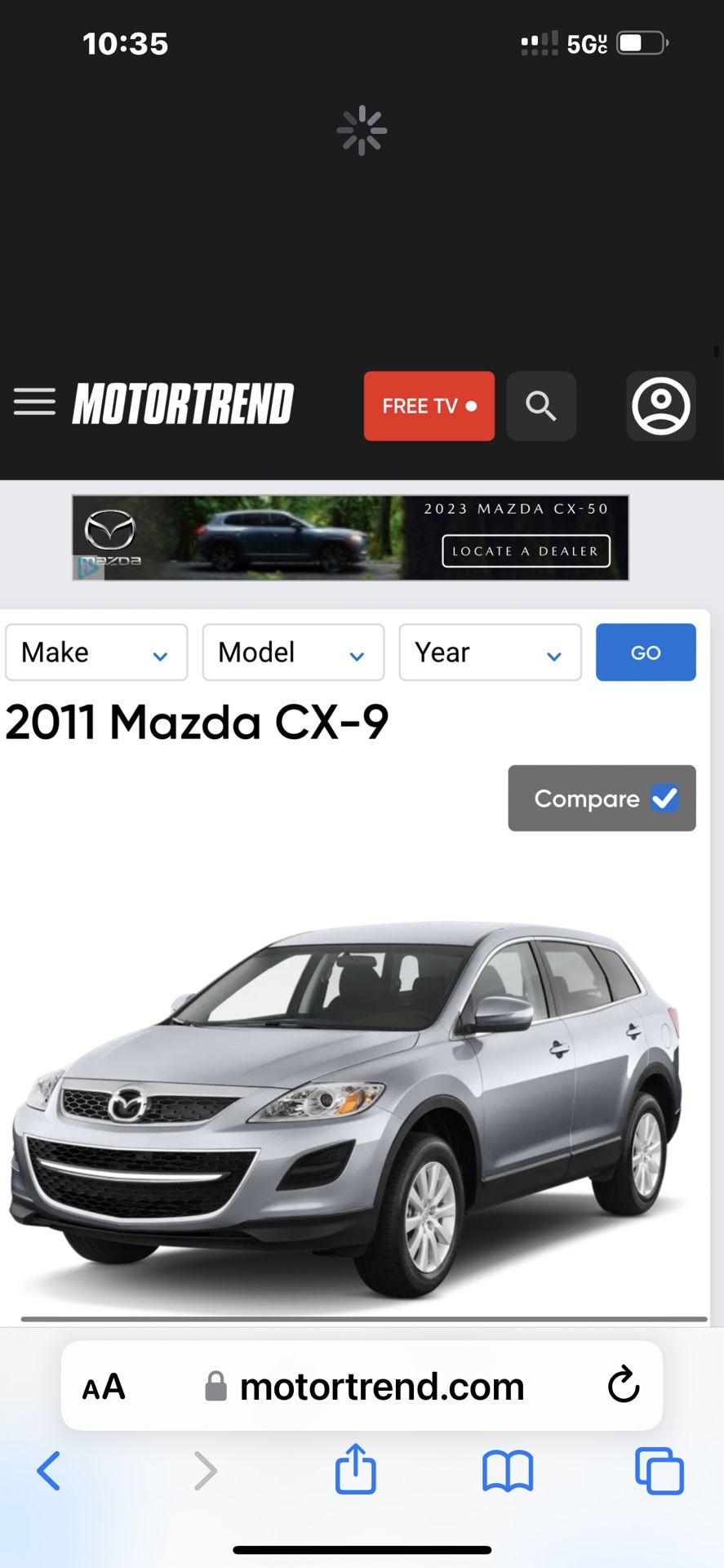2011 Mazda Cx-9