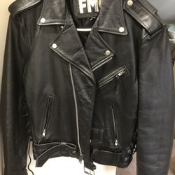 FMC  Leather biker jacket