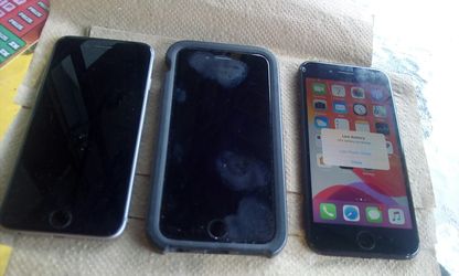 3 iPhone 2 iPhone 6. Para spring 1 iPhone 7 para t mobile todos trabajando no laqueados $250 los 3 hoy sola mente