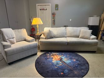 Cream matching set sofa! Professionally cleaned