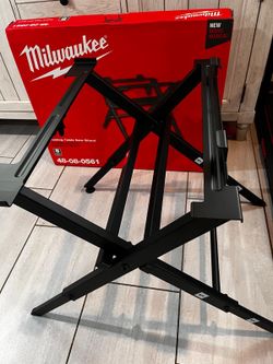 23.5 in. x 17.5 in. Universal Stationary Compact Folding Table Saw Stand