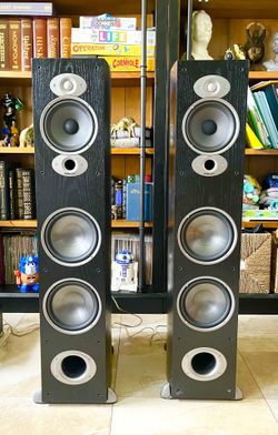 (2) POLK AUDIO RTiA7 Solid Wood 🪵 250w Audiophile Speakers 🔊