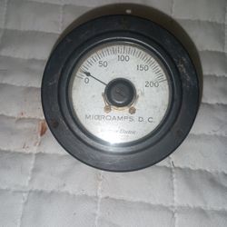 Vintage Western Electric ⚡ Microamps D.C. Meter For Sale.