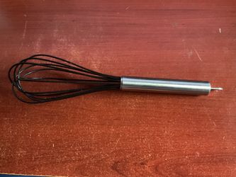 Silicone Coated Wire Whisk with Stainless Steel Handle - Kitchen Whisk