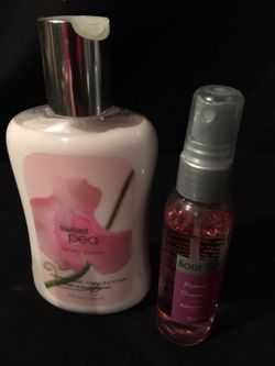 Sweet pea Lotion and spray