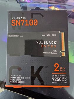 WD Black SN7100 2TB New