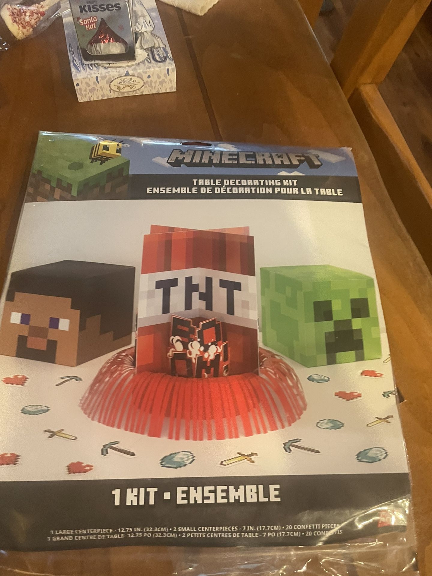 Minecraft party decor