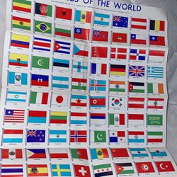 1960 88 flags of the world Stamps